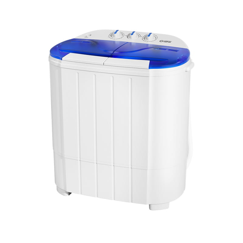 Waschen und Trocknen separater Zwillingswaschmaschine